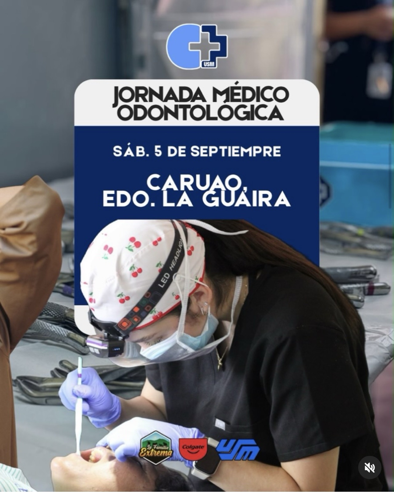 Jornada médico-odontológica organizada por Cruz Azul USM